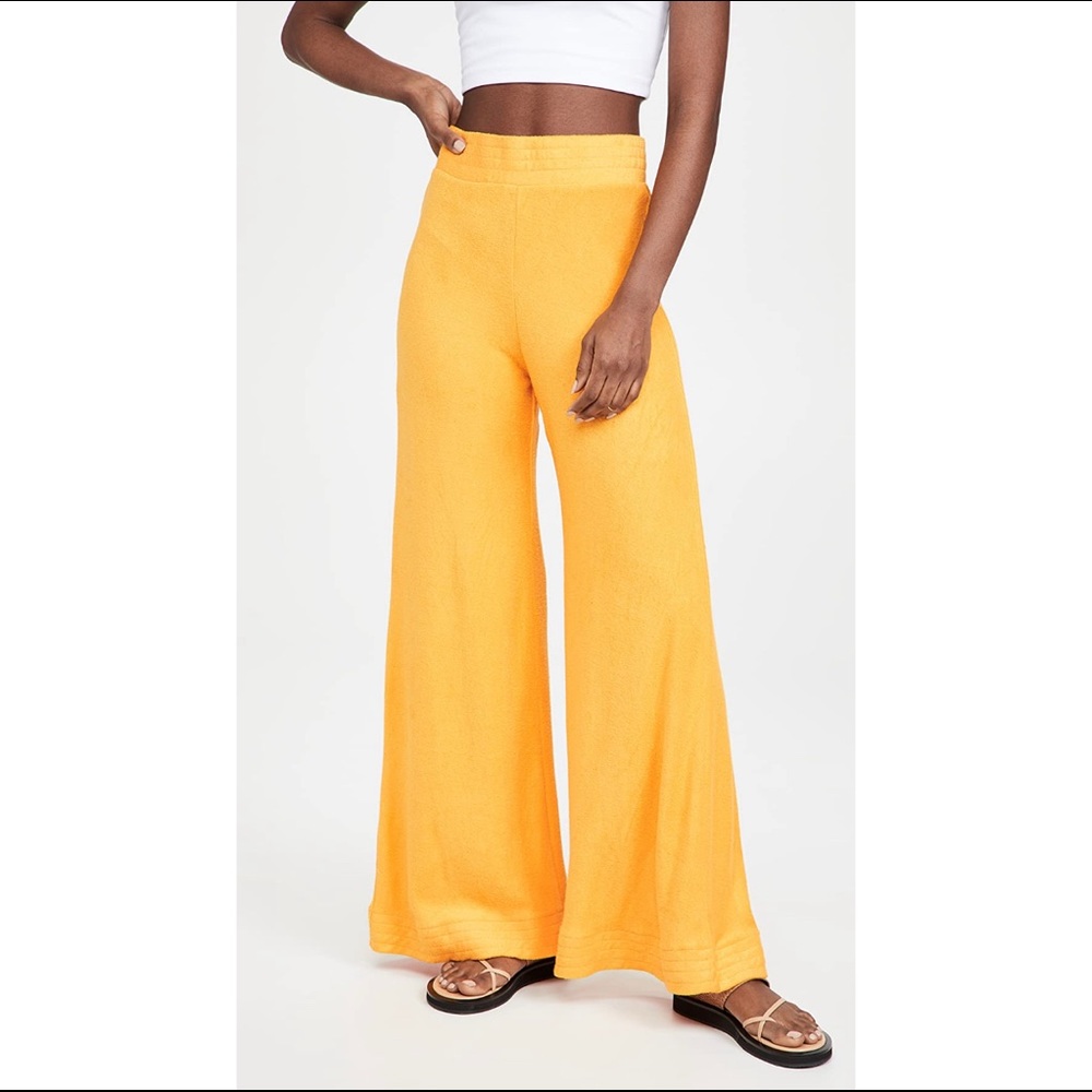 SIMON MILLER Loa Pants in Yolk Yellow Size XS